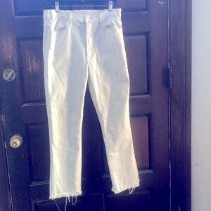 Mother Jeans The Hustler white size 32